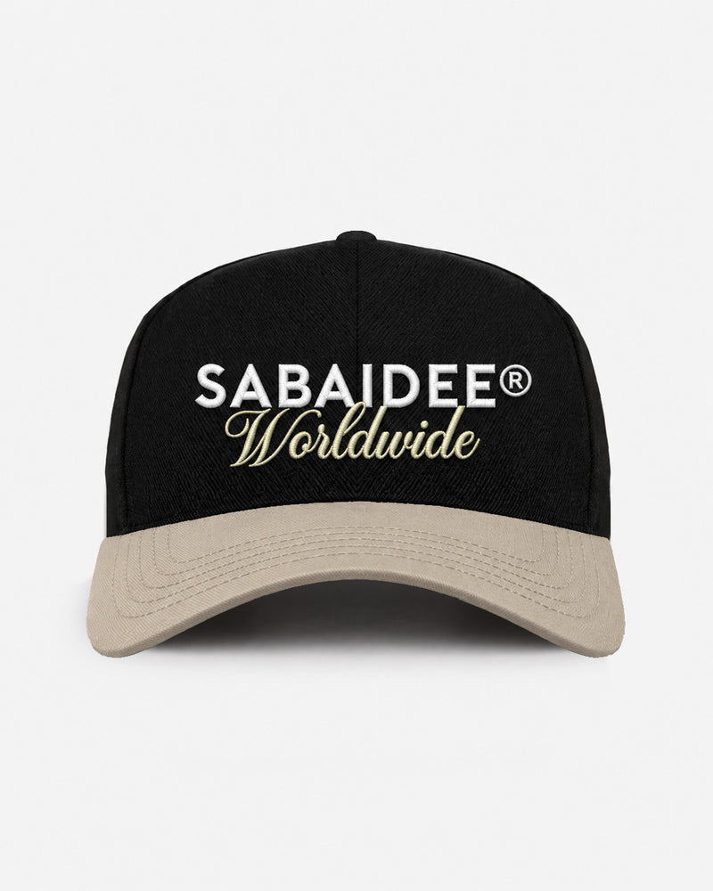 SABAIDEE® WORLDWIDE HAT - BLACK/TAN