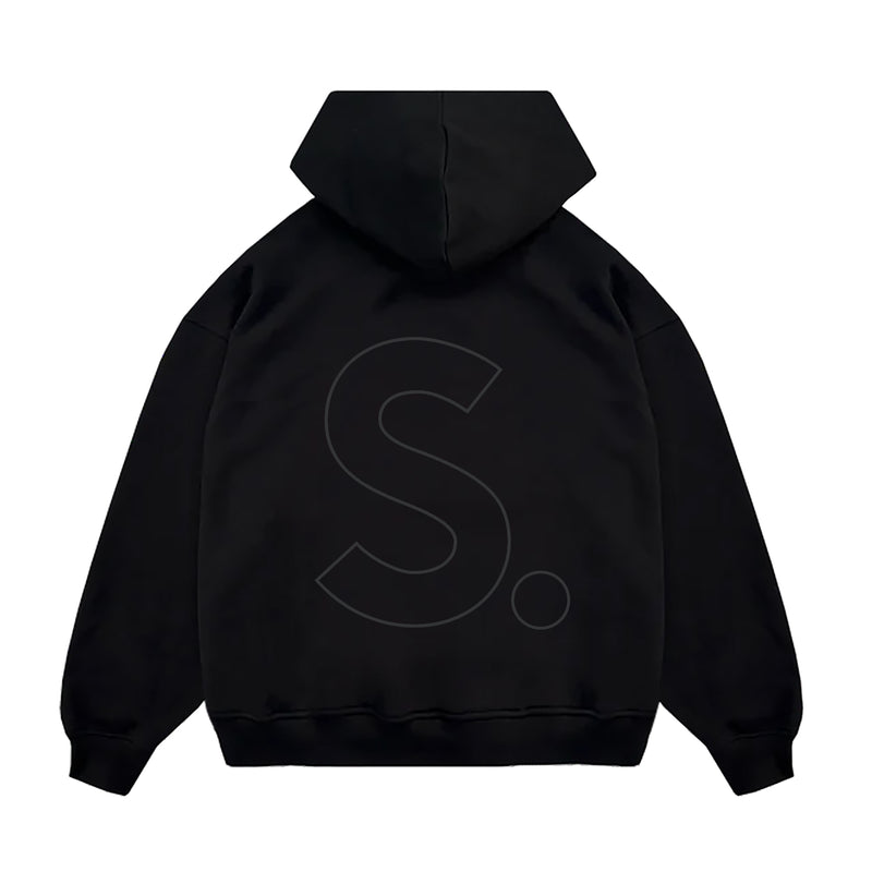 SABAIDEE® HEAVYWEIGHT OVERSIZED HOODIE - BLACK II