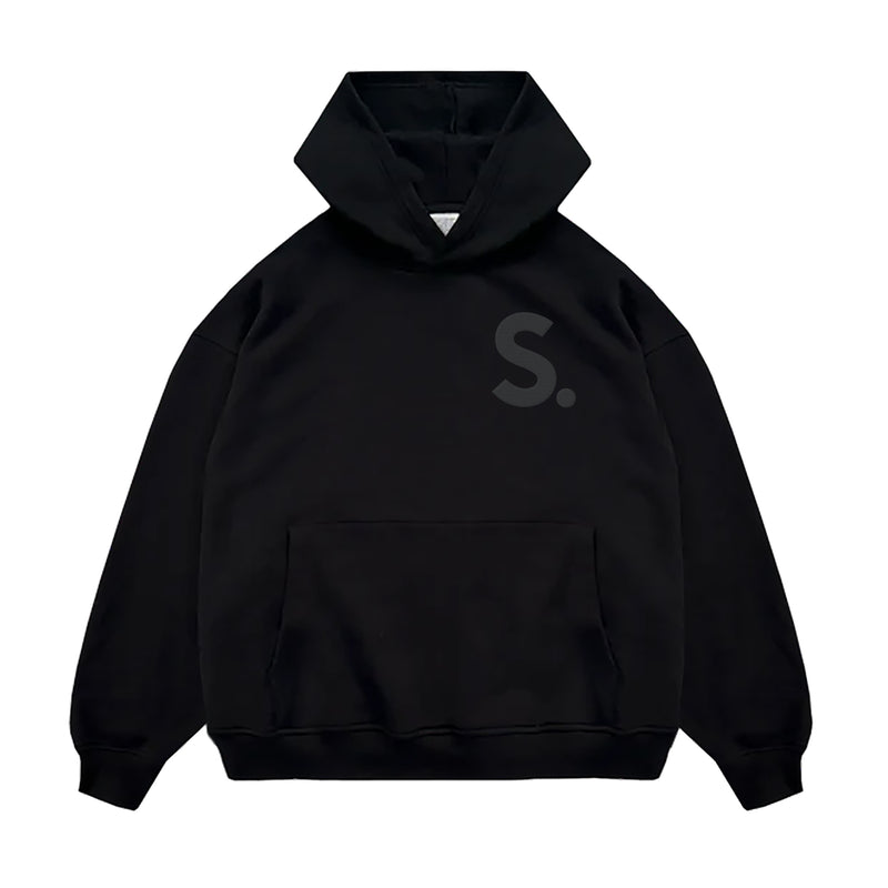 SABAIDEE® HEAVYWEIGHT OVERSIZED HOODIE - BLACK I