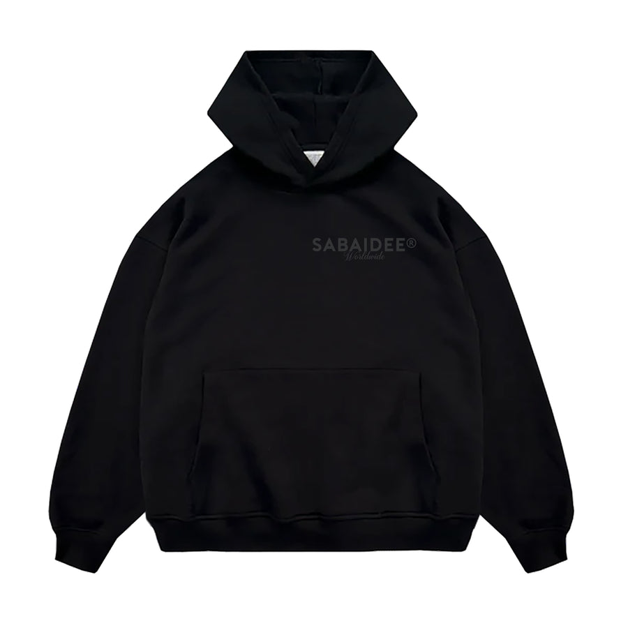 SABAIDEE® HEAVYWEIGHT OVERSIZED HOODIE - BLACK II