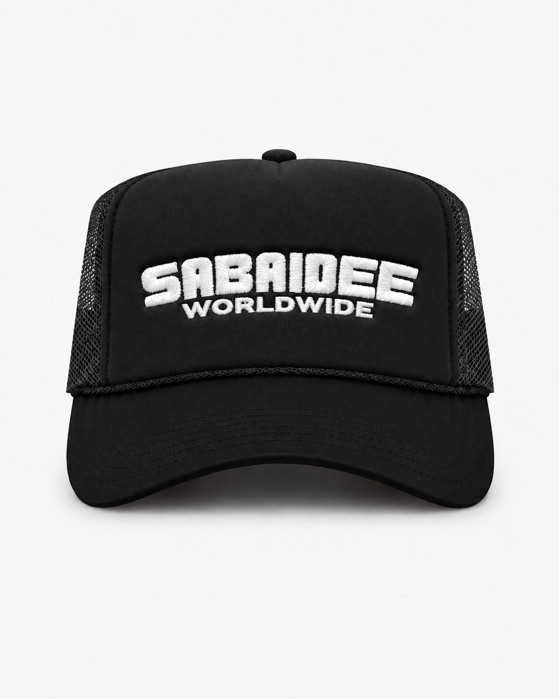 SABAIDEE® WORLDWIDE HAT TRUCKER - BLACK