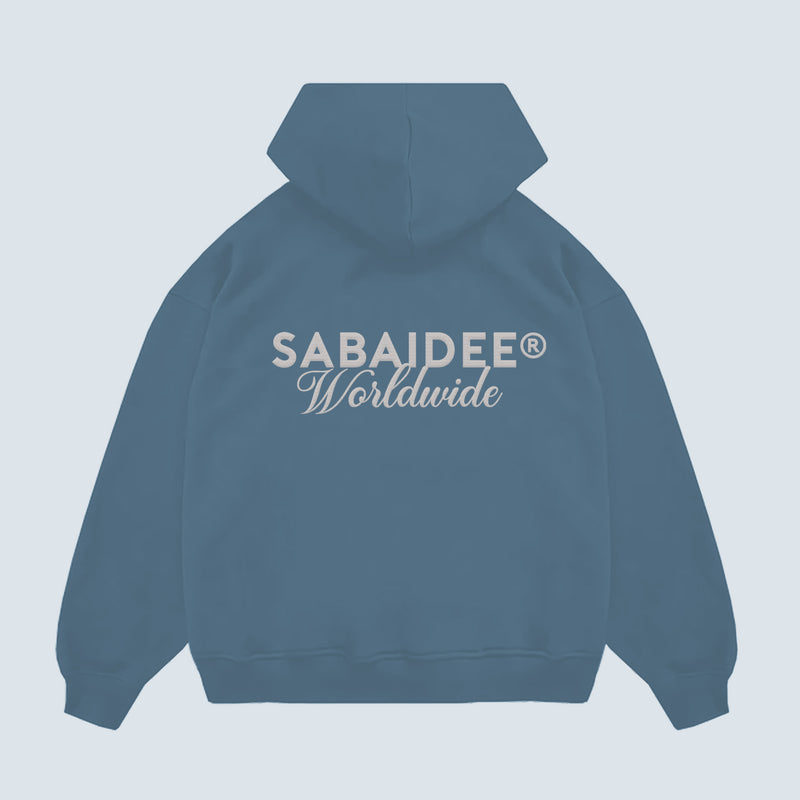 SABAIDEE® HEAVYWEIGHT OVERSIZED HOODIE - BLUE I