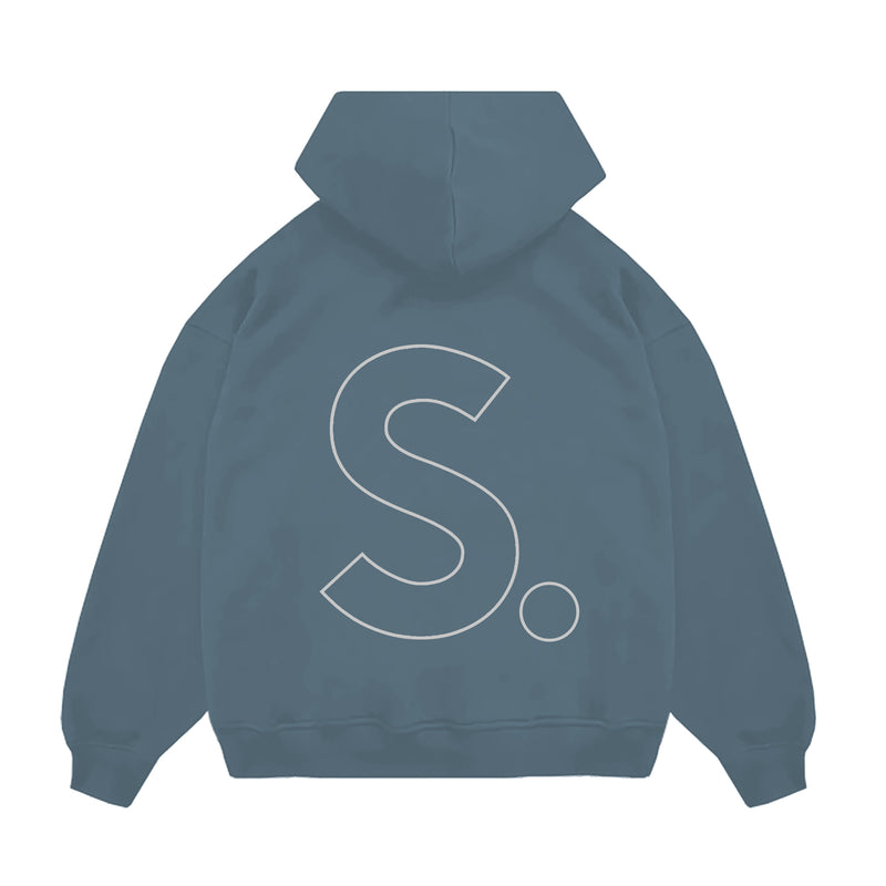 SABAIDEE® HEAVYWEIGHT OVERSIZED HOODIE - BLUE II