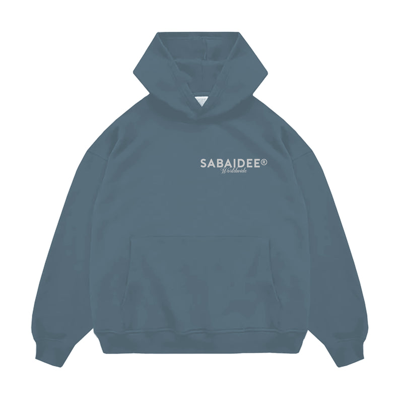 SABAIDEE® HEAVYWEIGHT OVERSIZED HOODIE - BLUE II