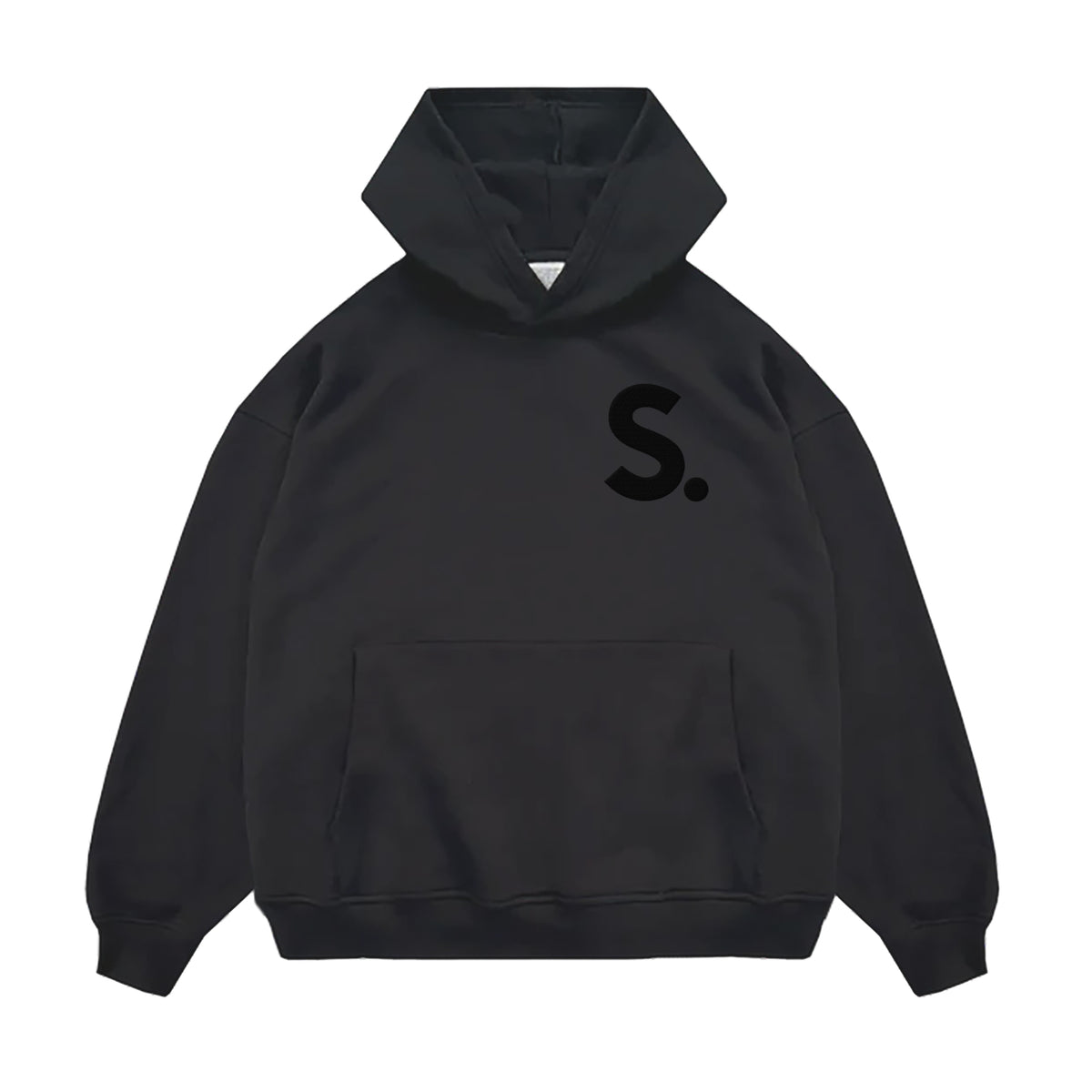 SABAIDEE® HEAVYWEIGHT OVERSIZED HOODIE - FADED BLACK I