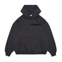 SABAIDEE® HEAVYWEIGHT OVERSIZED HOODIE - FADED BLACK II