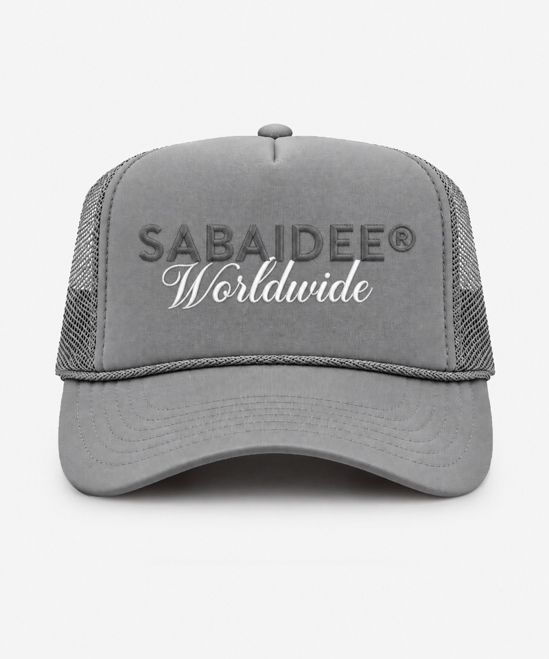 SABAIDEE® WORLDWIDE HAT TRUCKER - GREY