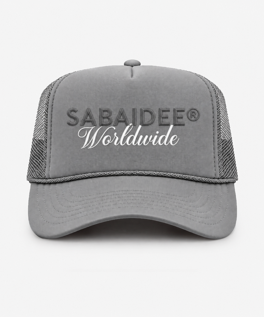 SABAIDEE® WORLDWIDE HAT TRUCKER - GREY