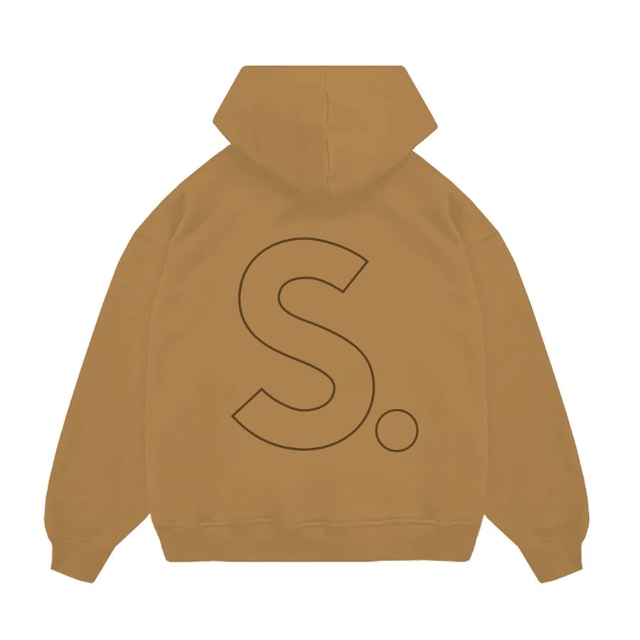 SABAIDEE® HEAVYWEIGHT OVERSIZED HOODIE - TAN II