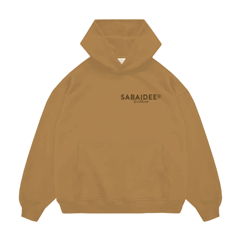 SABAIDEE® HEAVYWEIGHT OVERSIZED HOODIE - TAN II