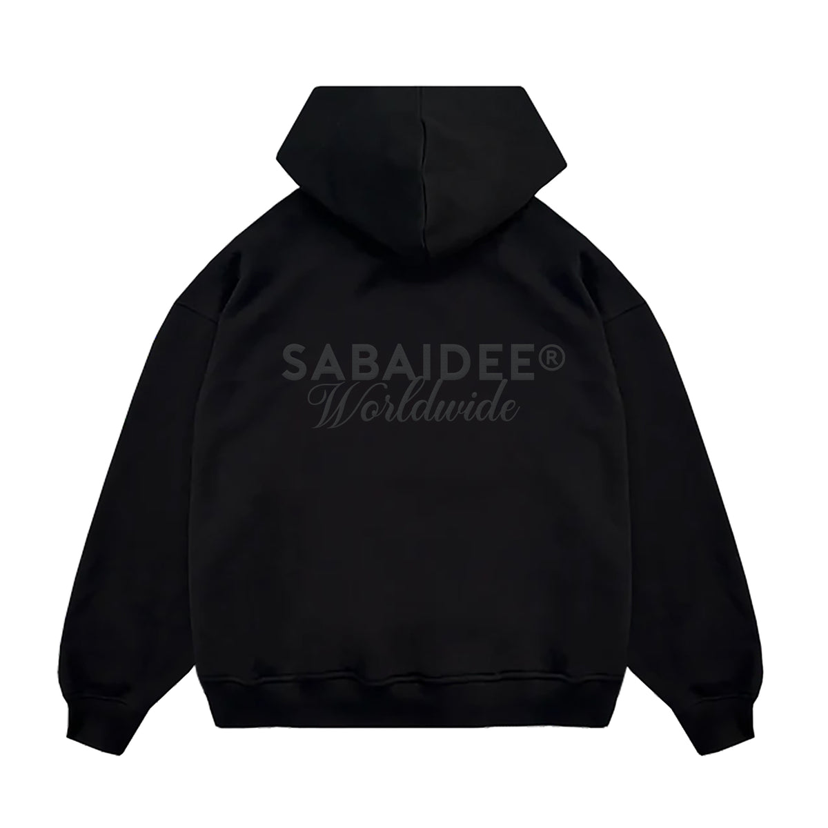 SABAIDEE® HEAVYWEIGHT OVERSIZED HOODIE - BLACK I