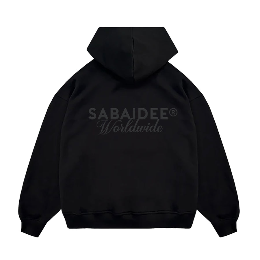 SABAIDEE® HEAVYWEIGHT OVERSIZED HOODIE - BLACK I